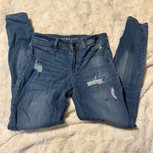 SO Blue Distressed Ultimate Jeggings